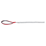 Trixie Chain Leash With Nylon Hand Loop - Red