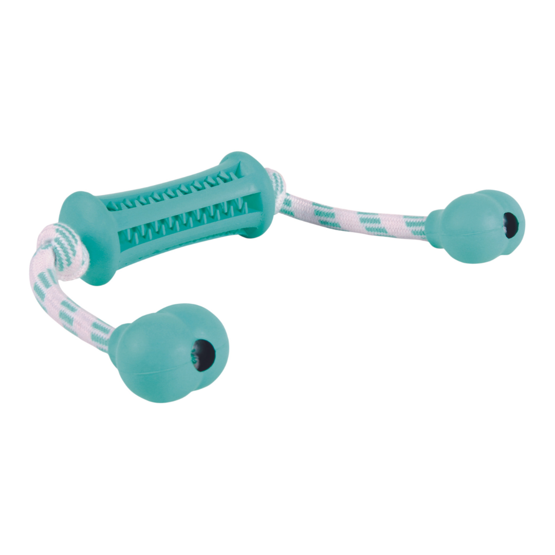 Trixie - Denta Fun Stick with Rope (9 cm/37 cm)