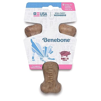 Benebone's Wishbone Dog Chew Small Puppy (Bacon Flavor)