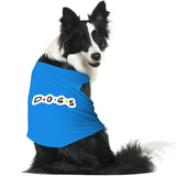 PawsIndia Sleeveless Printed Dog T-Shirt - D.O.G.S.