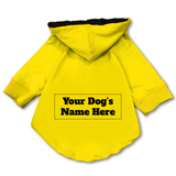 Paws Basic Customized Dog Hoodie - Yellow