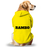 Paws Basic Customized Dog Hoodie - Yellow