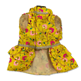 PawsIndia Traditional Marigold Yellow Princess Dress for Dogs – Limited Edition