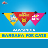 PawsIndia Cat Bandana - Handsome