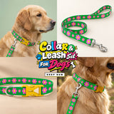 PawsIndia Pink Daisy Printed Leash for Dogs & Cats