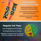 Pawsindia Catnip Aromatherapy Toy with Ribbons- Black