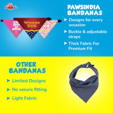 PawsIndia Pet Bandana - My Dad & I Talks Shits About You