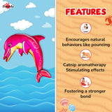Pawsindia Catnip Aromatherapy Dolphin Toy