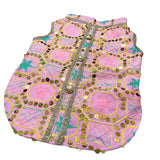 Pawsindia Traditional Nawabi Pink Embroidered Kurta for Cats | Ethnic Festive Wear