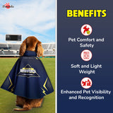 Pawsindia IPL Edition - Gujarat Woofers Dog Cape