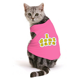 PawsIndia Sleeveless Printed Cat T-Shirt - I Don't Care