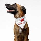 PawsIndia Pet Bandana - I Love Mom