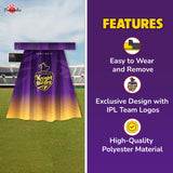 Pawsindia IPL Edition - Kolkata Knight Biters Dog Cape