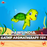 Pawsindia Catnip Aromatherapy Turtle Toy