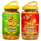 The Doggie Biscuits, Pack of 2, Peanut Butter + Cheese