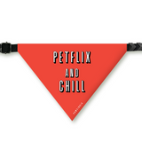 PawsIndia Pet Bandana - Petflix & Chill