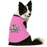 PawsIndia Sleeveless Printed Dog T-Shirt - Rani Beti