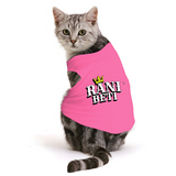 PawsIndia Sleeveless Printed Cat T-Shirt - Rani Beti