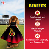 Pawsindia IPL Edition -Royal Pups Of Bangalore Dog Cape