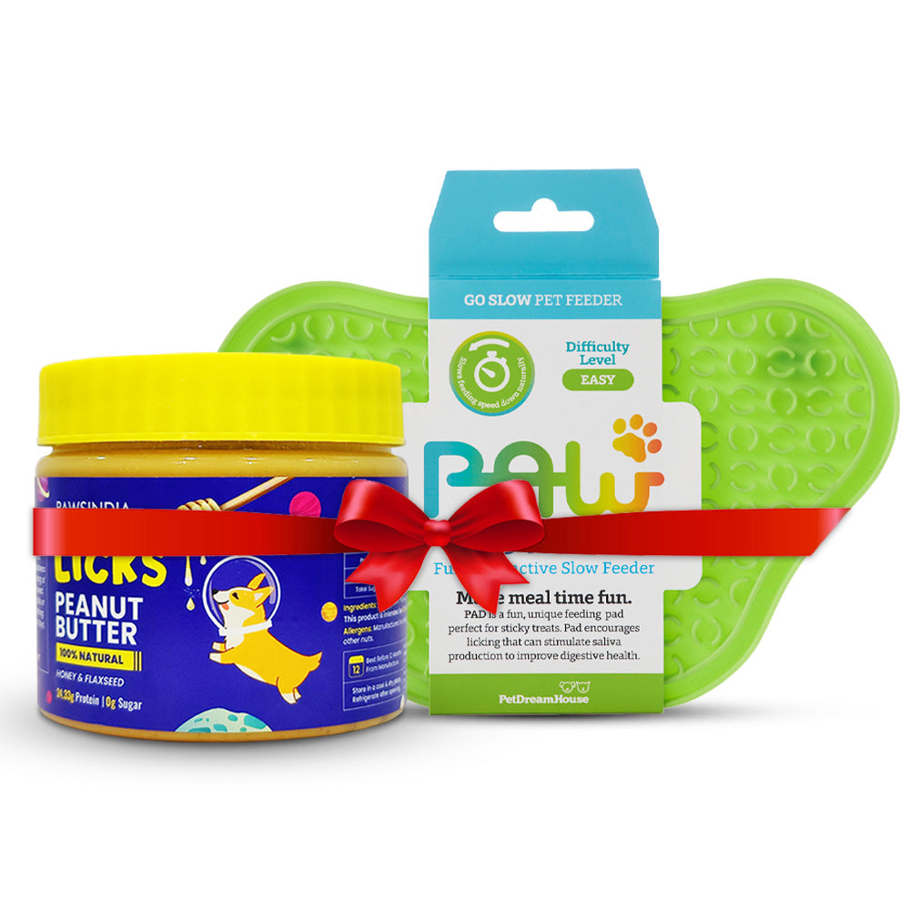 Licks Peanut Butter for Dogs 340 gm Pawsindia Organics