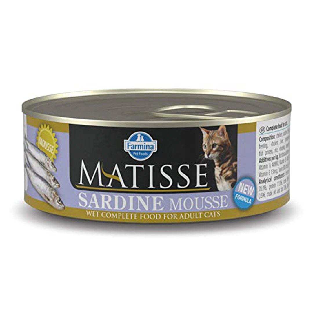Matisse CAT Mousse Sardine,  Adult Cat Wet Food