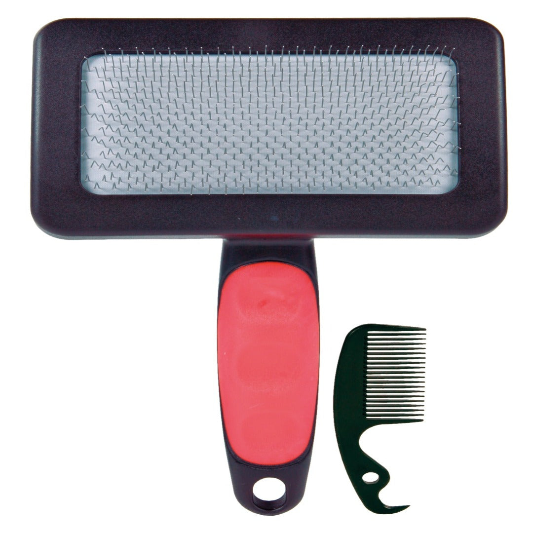 Soft Slicker Brush (Plastic 12 × 19 cm)