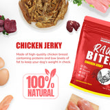 Organics Raw Bites Premium Dog Treats-Chicken Jerky