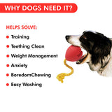 benefits of Bomb Durable Dog Treat toy - Red