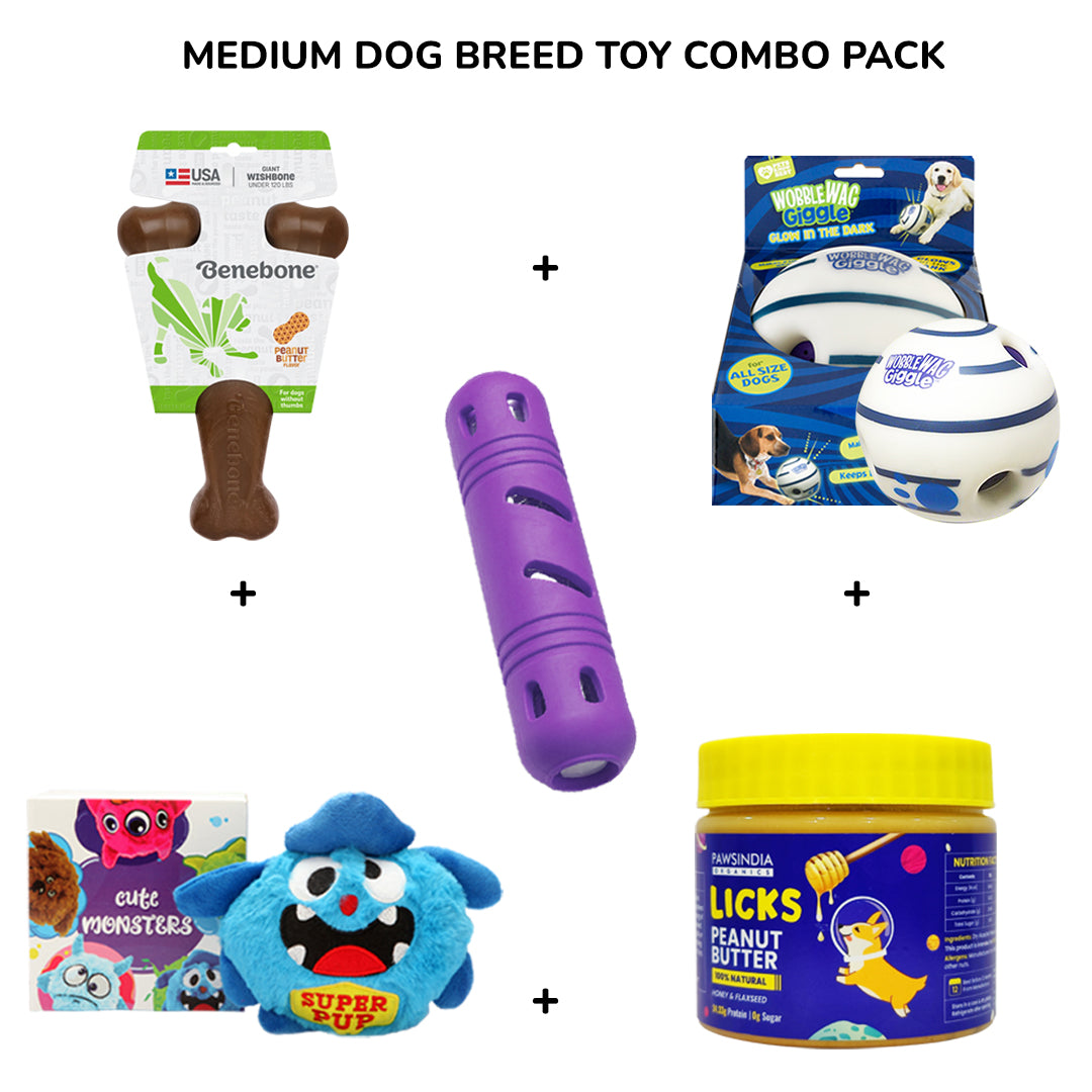 Medium Dog Toy Combo Pack