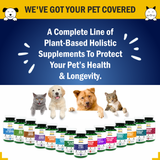 Jolly Good Pets Vision & Eye Support Supplement for Dogs & Cats I 60 Capsules