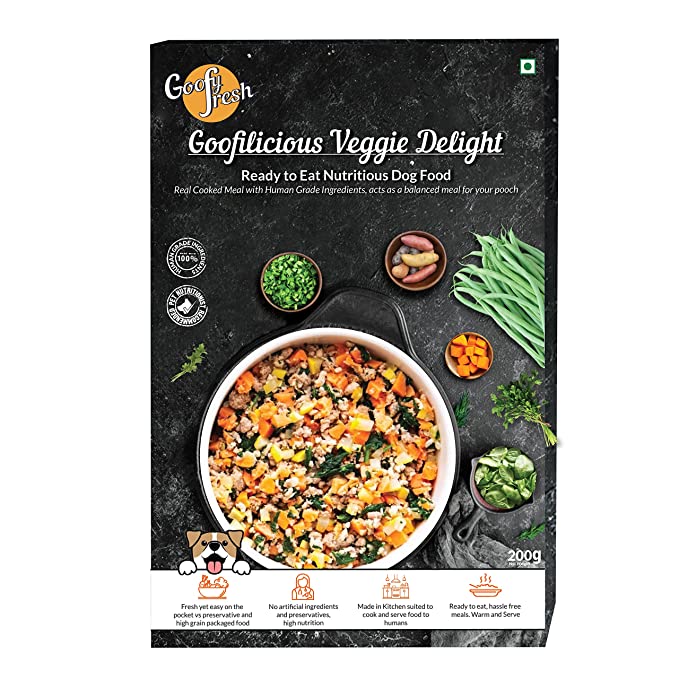 Veggie Delight Fresh Food for Dogs and Puppies | Wet Dog Food 200g