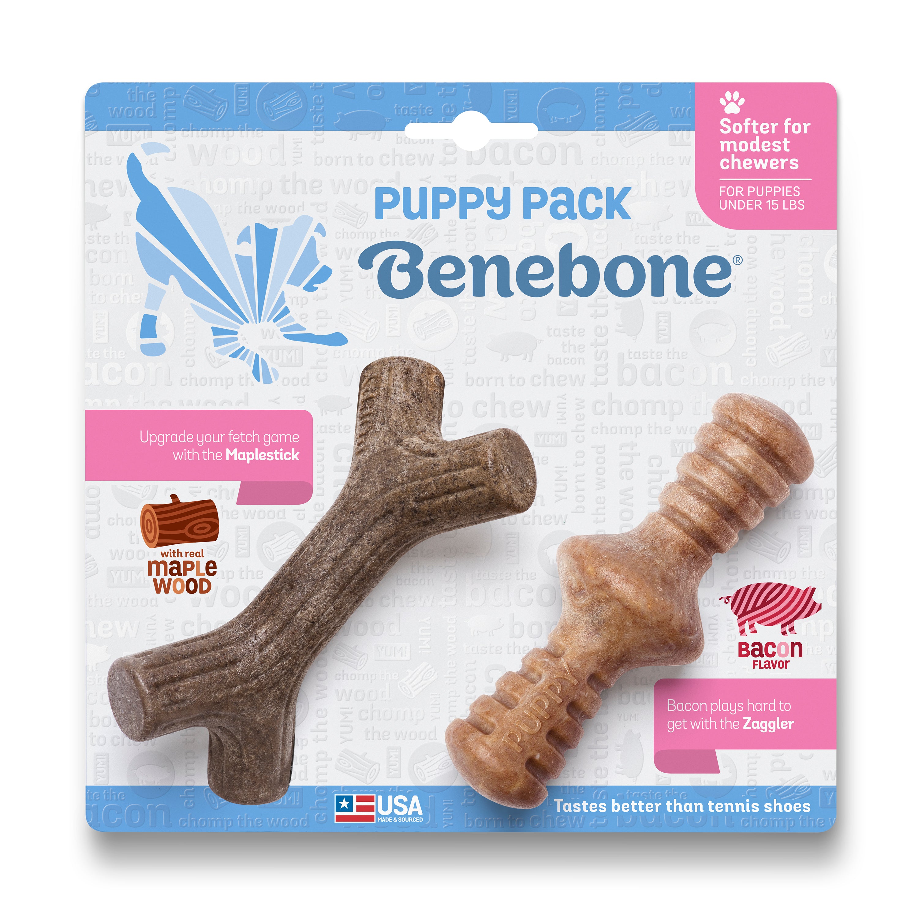 Puppy Pack-Maplestick/Zaggler Bacon