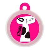 Customized Cat Tags - Pink & White