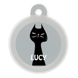Customized Cat Tags - Black