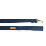 Cotton Blue Leash with Padded Handle (Blue)