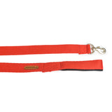Cotton Red Leash with Padded Handle (Red)