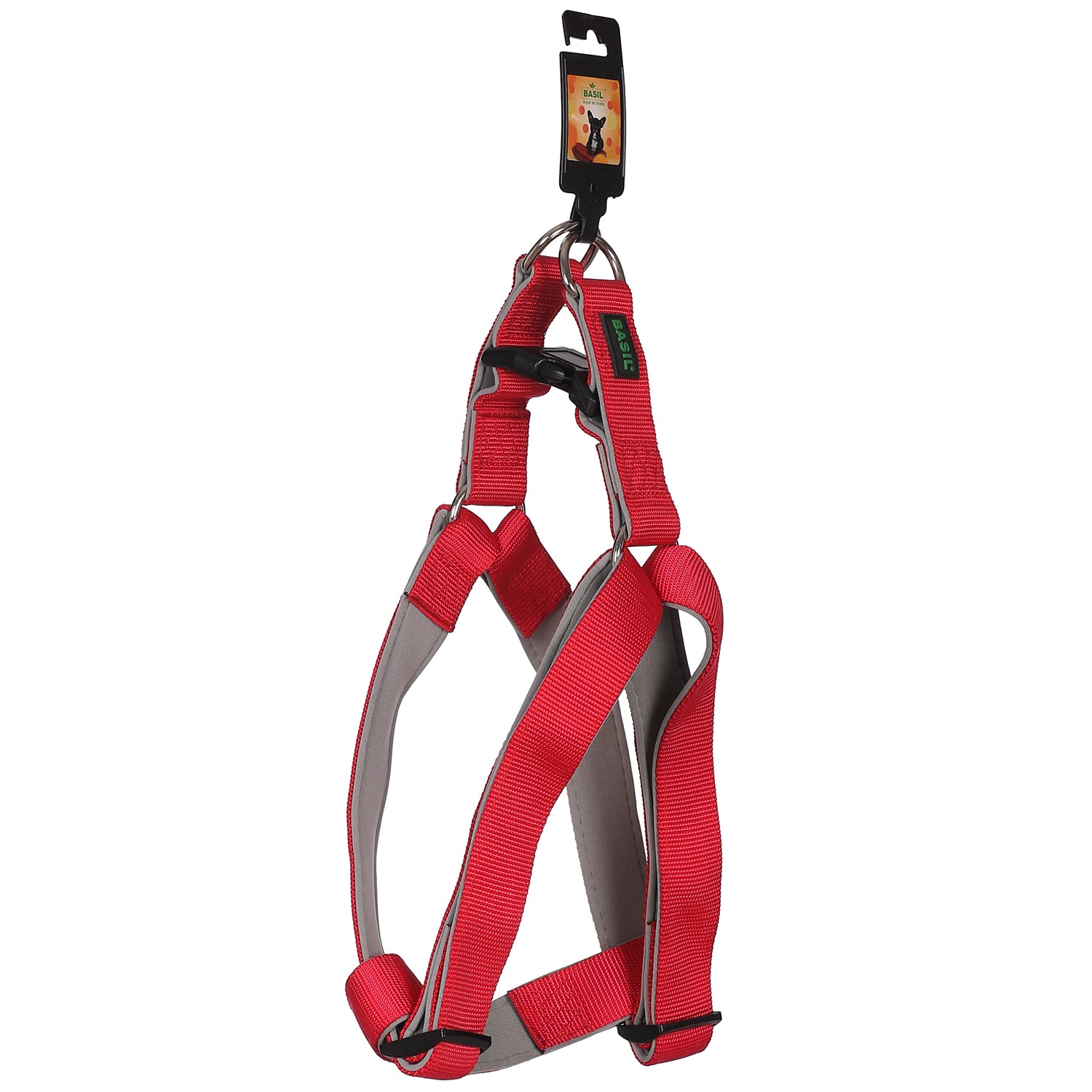 Basil - Padded Harness Red