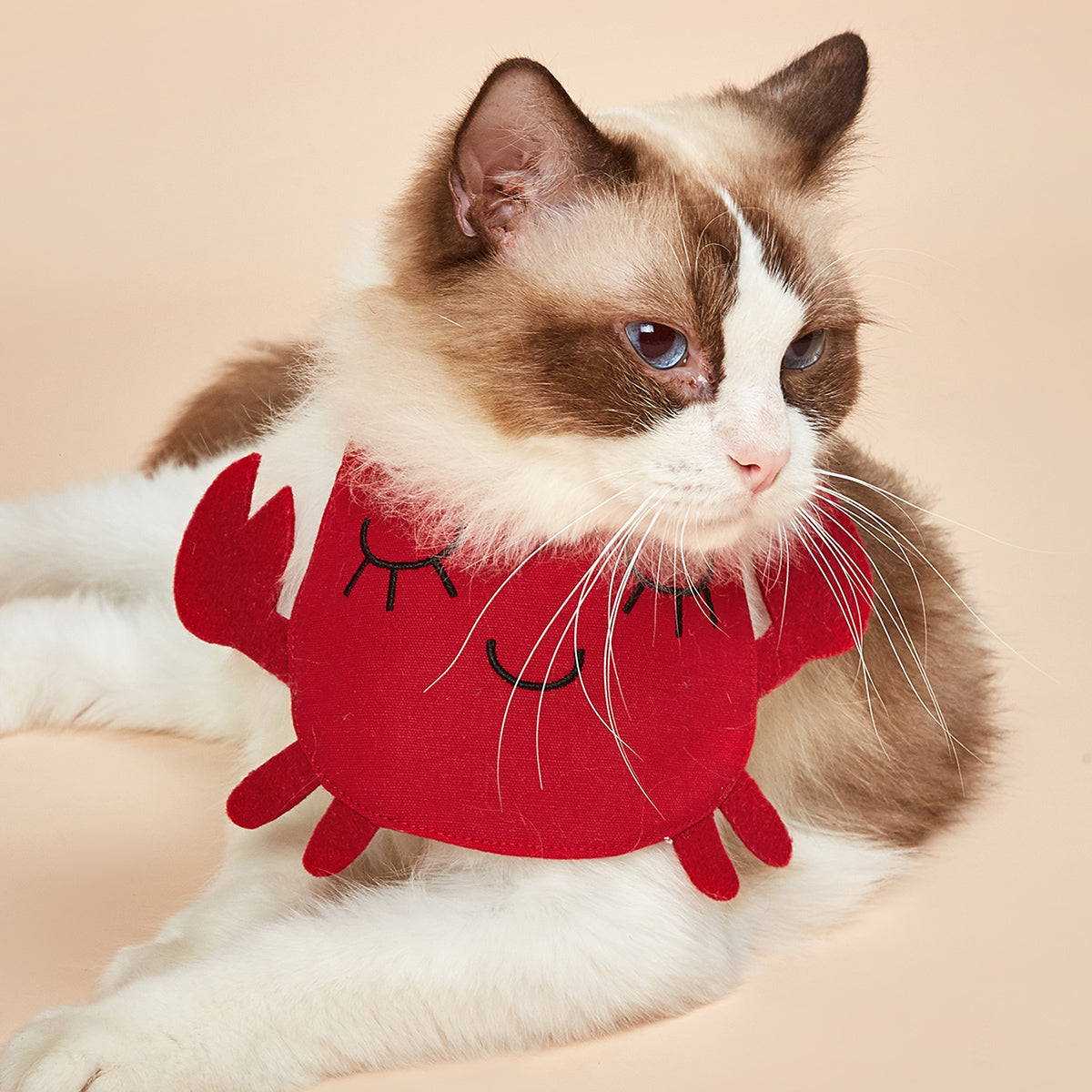 Cute Pet Bib-Crab