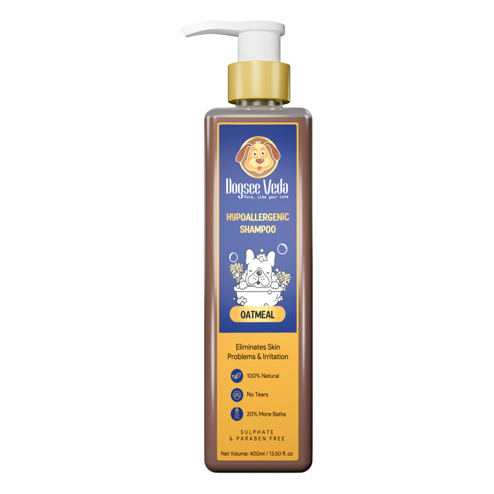 Dogsee Veda Oatmeal: Hypoallergenic Dog Shampoo 400ml