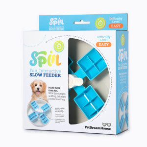 Spin Interactive Feeder Windmill Blue Easy