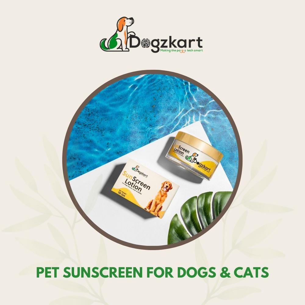 Pet Sunscreen for Dogs & Cats Non Greasy Moisturizing Lotion Pawsindia