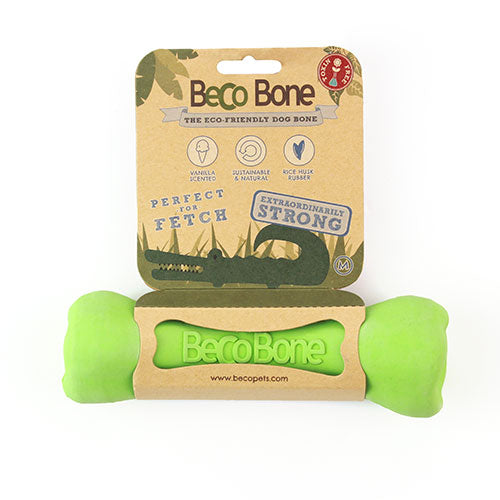 Beco Bone Chew Toy for Dogs - Green