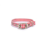 Cat Collar - Red & White Checks