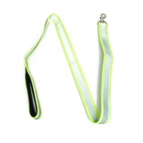 PetWale Reflective Green Leash with Padded Handle