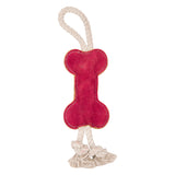 Premium Pet Toy - Twisted Rope Bone, 7 Inch