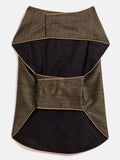Vastramay Dogs' Black Woven Silk Blend Ethnic Jacket