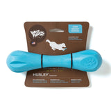 West Paw Zogoflex Hurley Durable Bone Chew Toy for Dogs - Aqua Blue