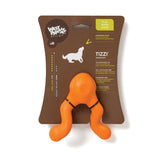 West Paw Zogoflex Tizzi Fetch Play Toy for Dogs - Trangerine