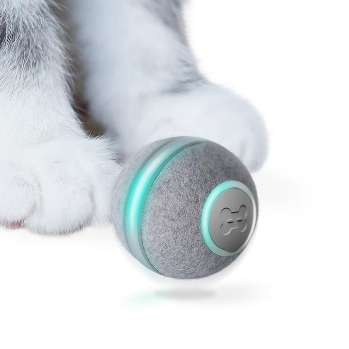 Cheerble Ball for Cats Grey
