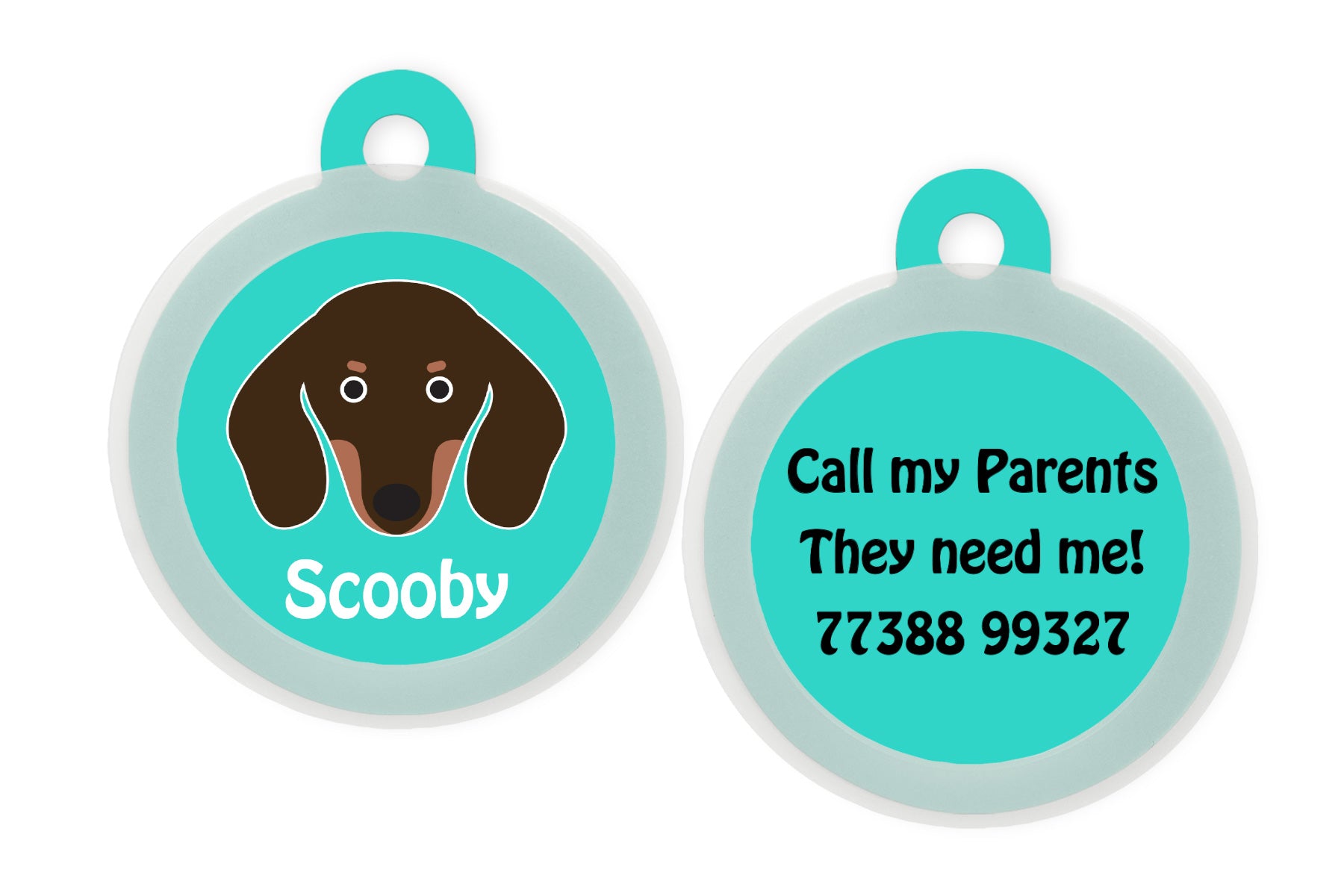 Customized Dog Tags - Dachshund